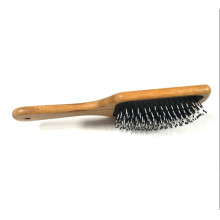 Brosse à cheveux en bambou multifonctionnel avec logo OEM